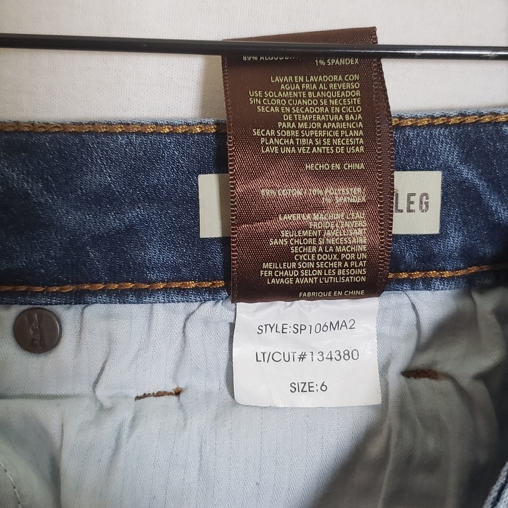 Kut From the Kloth Crop Straight Leg Mid Rise Jeans Women's 6 - Picture 10 of 11